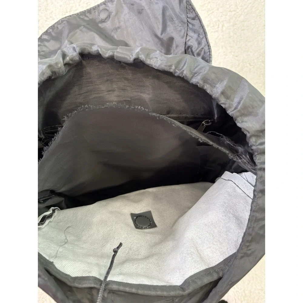 Eddie Bauer First Adventure Backpack Diaper Bag Gray Black Travel Pack Read